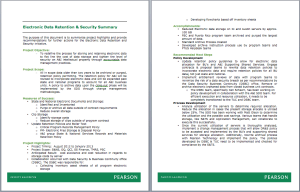 Post Project Summary